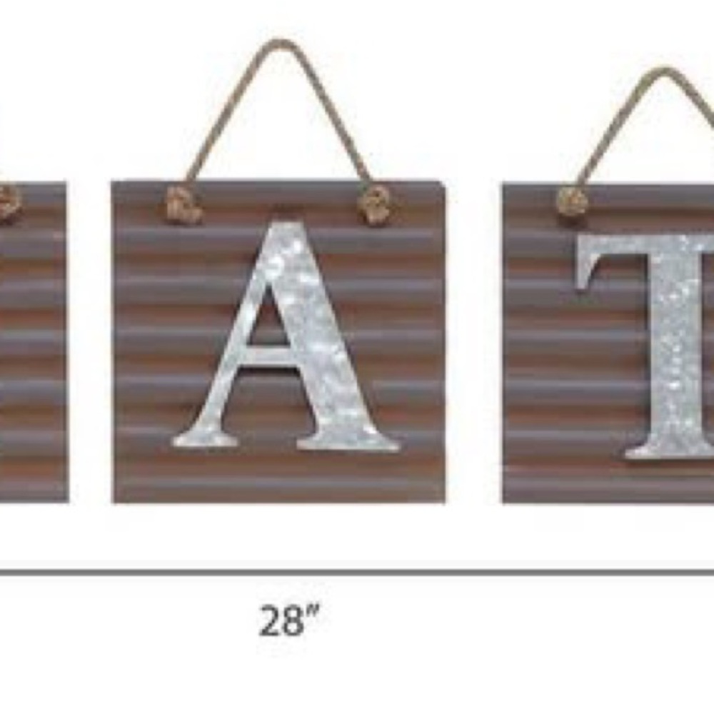 Rustic Brown Wall Decor Sign - Picture 3 of 6